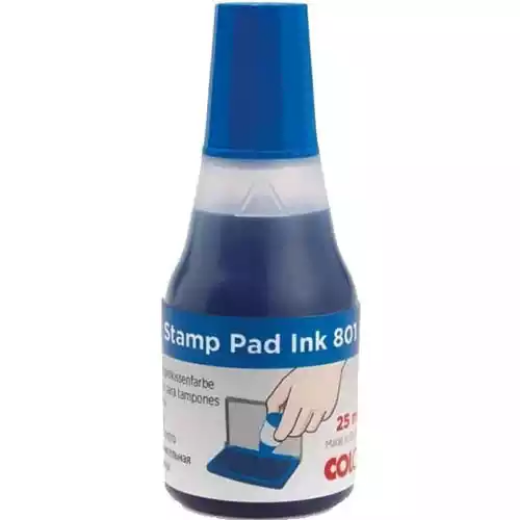 Picture of COLOP 801 STAMP PAD INK REFILL 25ML BLUE