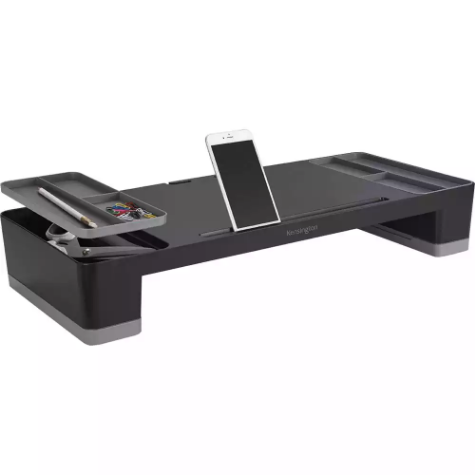 Picture of KENSINGTON ORGANISING MONITOR RISER BLACK