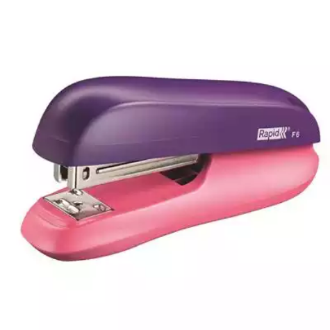 Picture of RAPID F6 FUNKY STAPLER HALF STRIP 20 SHEET PURPLE/PINK