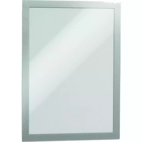 Picture of DURABLE DURAFRAME MAGNETIC FRAME A4 SILVER PACK 5