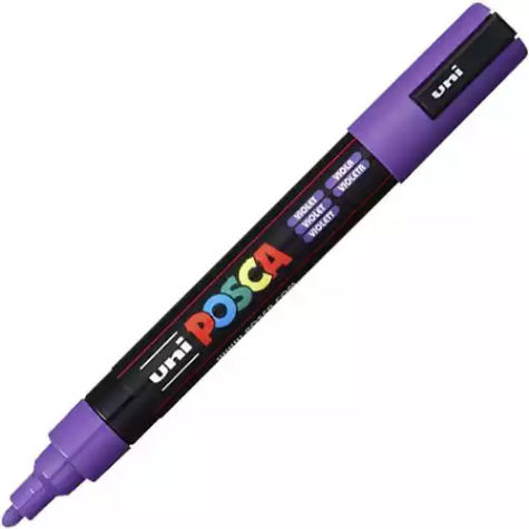 Picture of POSCA PC-5M PAINT MARKER BULLET MEDIUM 2.5MM VIOLET