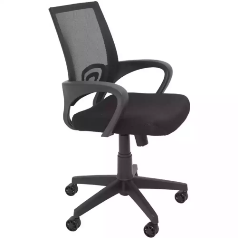 Picture of RAPIDLINE VESTA CHAIR MEDIUM MESH BACK ARMS BLACK