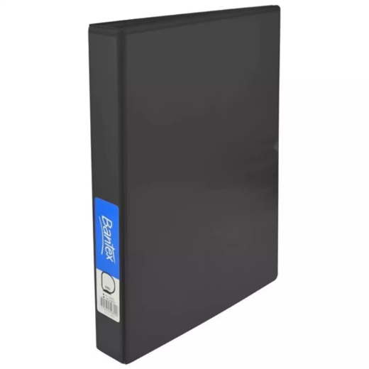 Picture of MARBIG CLEARVIEW INSERT RING BINDER 3D 25MM A4 BLACK