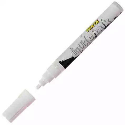 Picture of TEXTA LIQUID CHALK MARKER WET WIPE BULLET 4.5MM WHITE