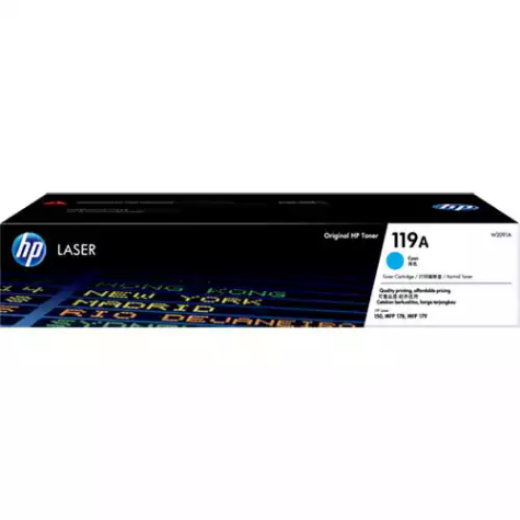 Picture of HP W2091A 119A TONER CARTRIDGE CYAN