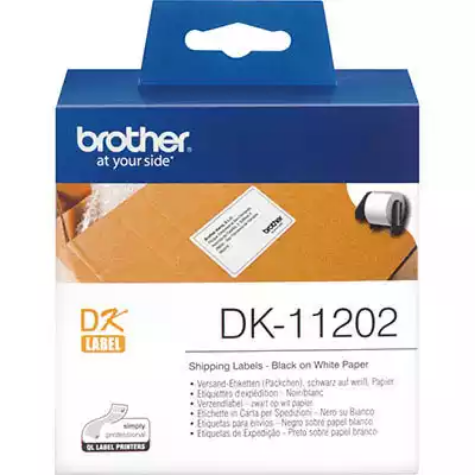 Picture of BROTHER DK-11202 LABEL ROLL 62 X 100MM WHITE ROLL 300