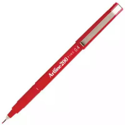 Picture of ARTLINE 200 FINELINER PEN 0.4MM RED