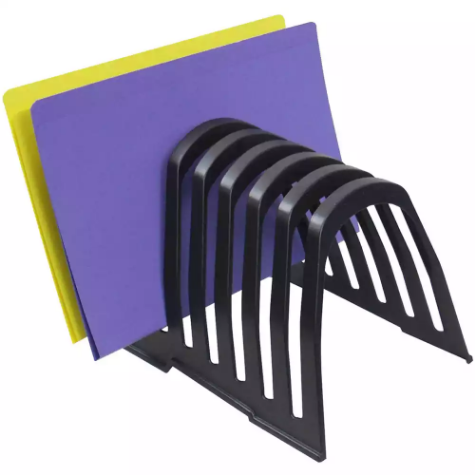 Picture of ITALPLAST PLASTIC STEP FILE ORGANISER BLACK