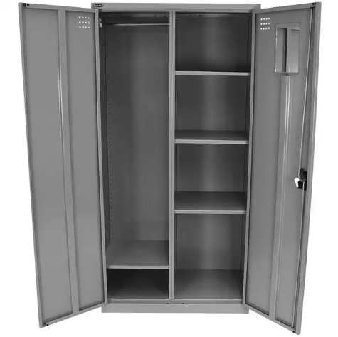 Picture of STEELCO PERSONAL WARDROBE 1830 X 914 X 463MM SILVER GREY