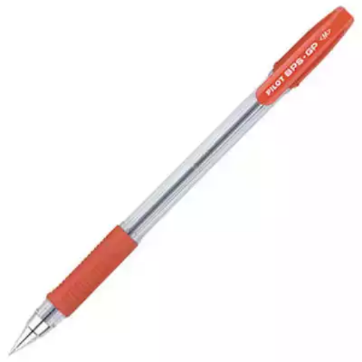 Picture of PILOT BPS-GP BALLPOINT GRIP STICK PEN MEDIUM RED