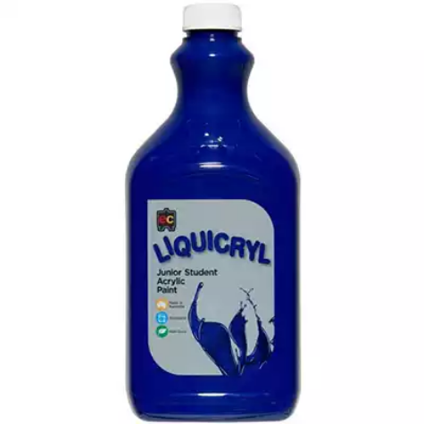 Picture of EDUCATIONAL COLOURS LIQUICRYL JUNIOR STUDENT PAINT 2 LITRE WARM BLUE