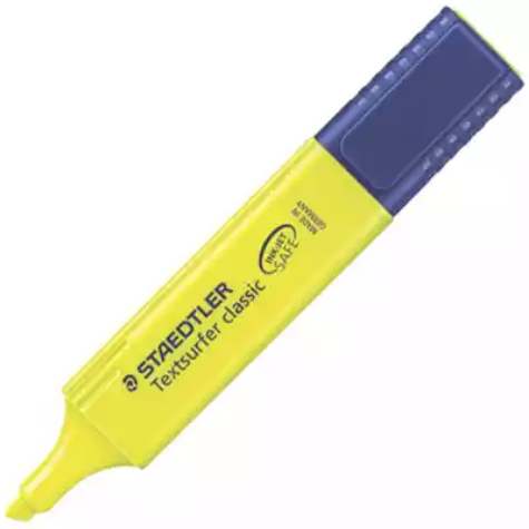 Picture of STAEDTLER 364 TEXTSURFER CLASSIC HIGHLIGHTER CHISEL YELLOW