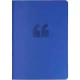 Picture of COLLINS EDGE NOTEBOOK RULED 240 PAGE RAINBOW EDGING A5 INDIGO