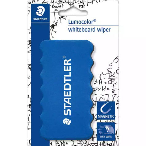 Picture of STAEDTLER 652 LUMOCOLOR WHITEBOARD ERASER MAGNETIC BLUE