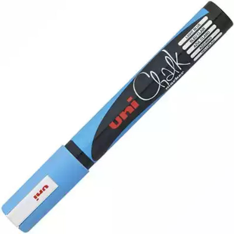 Picture of UNI-BALL CHALK MARKER BULLET TIP 2.5MM LIGHT BLUE