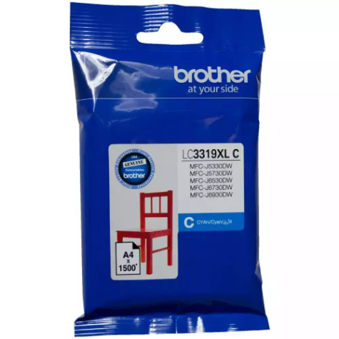 Picture of BROTHER LC3319XLC INK CARTRIDGE HIGH YIELD CYAN