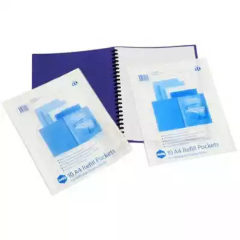 Picture of MARBIG DISPLAY BOOK REFILL A4 CLEAR PACK 100