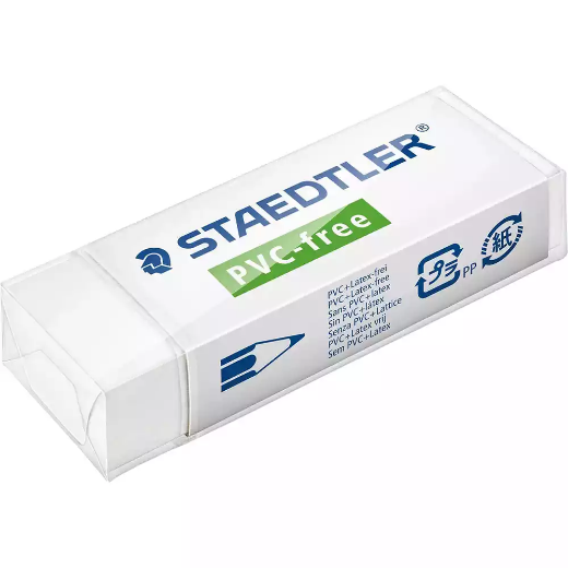 Picture of STAEDTLER 525 ERASER PVC FREE LARGE