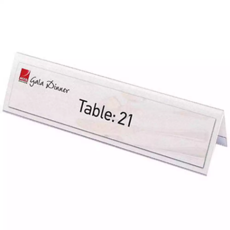 Picture of REXEL ID NAME PLATES LARGE 210 X 59MM PACK 25