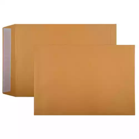 Picture of CUMBERLAND C4 ENVELOPES POCKET PLAINFACE STRIP SEAL 85GSM 324 X 229MM GOLD BOX 250