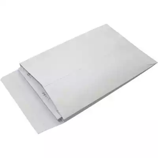 Picture of CUMBERLAND ENVELOPES POCKET EXPANDABLE PLAINFACE STRIP SEAL C4 150GSM 340 X 229MM WHITE PACK 100