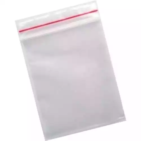 Picture of MARBIG RESEALABLE POLYBAGS 45 MICRON 125 X 100MM CLEAR PACK 1000