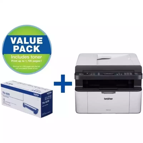 Picture of BROTHER MFC-1810 MONO LASER MULTI-FUNCTION PRINTER VALUE PACK