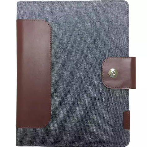 Picture of COLLINS CH2 COMPACT COMPENDIUM MAGNETIC CLOSURE WITH NOTEPAD QUARTO 260 X 210MM GREY