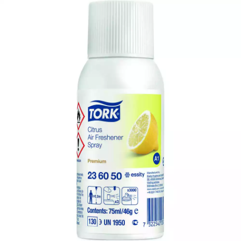 Picture of TORK 236050 A1 AIR FRESHENER SPRAY CITRUS 75ML CARTON 12