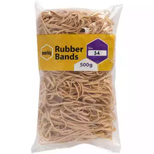 Picture of MARBIG RUBBER BANDS SIZE 34 500G