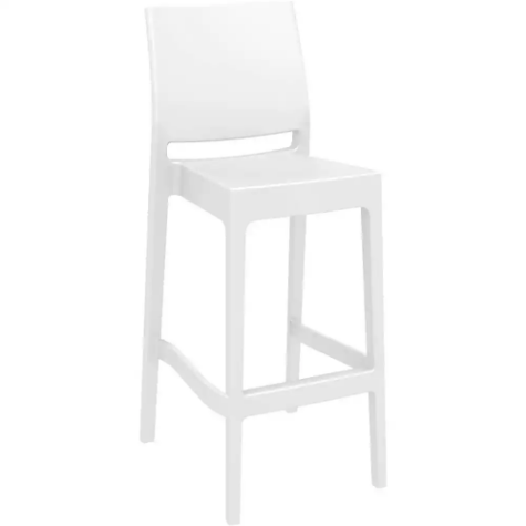 Picture of SIESTA MAYA BARSTOOL 75 450 X 510 X 1080MM WHITE