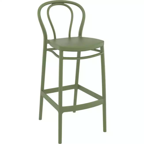 Picture of SIESTA VICTOR BARSTOOL 750MM HIGH OLIVE GREEN