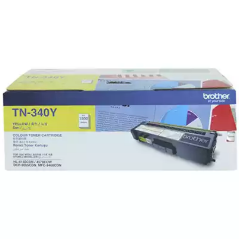 Picture of BROTHER TN340Y TONER CARTRIDGE YELLOW