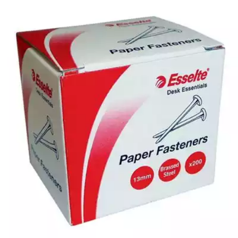 Picture of ESSELTE PAPER FASTENER 13MM BRASS BOX 200