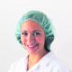 Picture of TRAFALGAR DISPOSABLE HEADWEAR CRIMPED BONNET WHITE PACK 1000