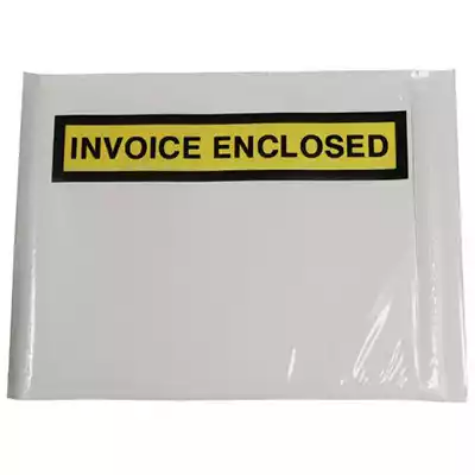 Picture of PACKAGING ENVELOPE (DOCULOPE) INVOICE ENCLOSED 150 X 115MM WHITE/YELLOW BOX 1000