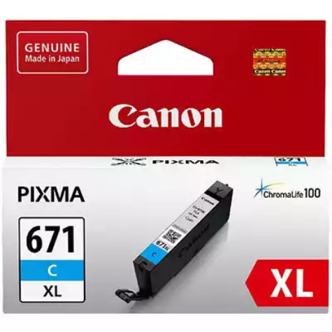 Picture of CANON CLI671XL INK CARTRIDGE HIGH YIELD CYAN