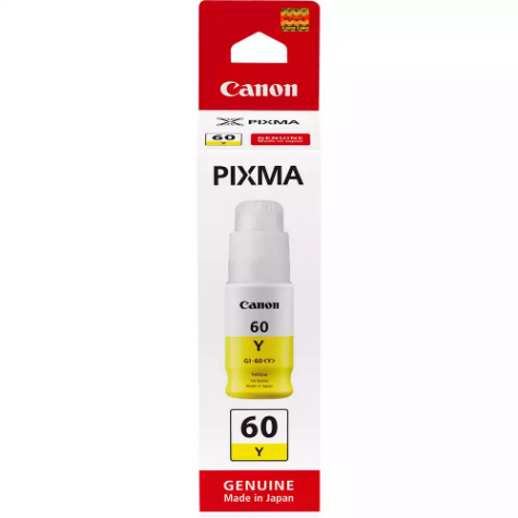 Picture of CANON GI60 MEGATANK INK BOTTLE 70ML YELLOW