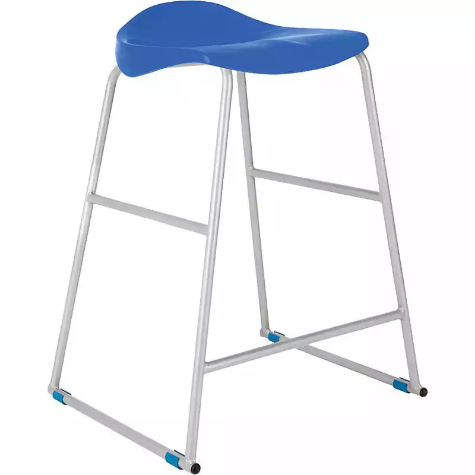 Picture of SYLEX TRACT STOOL 650MM HIGH BLUE