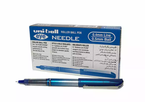 Picture of UNI-BALL UB-187 EYE NEEDLE LIQUID INK PEN 0.7MM BLUE