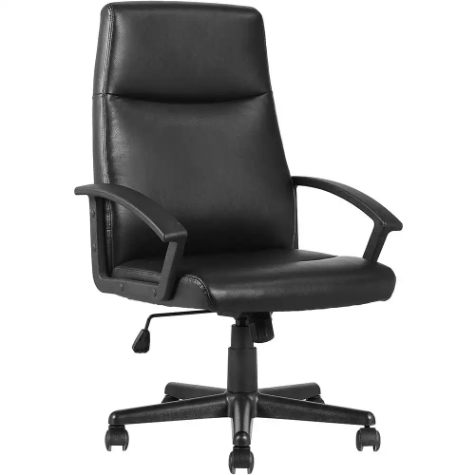 Picture of MATISSE EXECUTIVE CHAIR HIGH BACK ARMS BLACK LEATHER