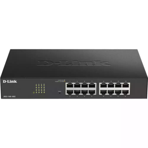 Picture of D-LINK DGS-1100-16V2 SMART SWITCH 16 PORT GIGABIT MANAGED BLACK