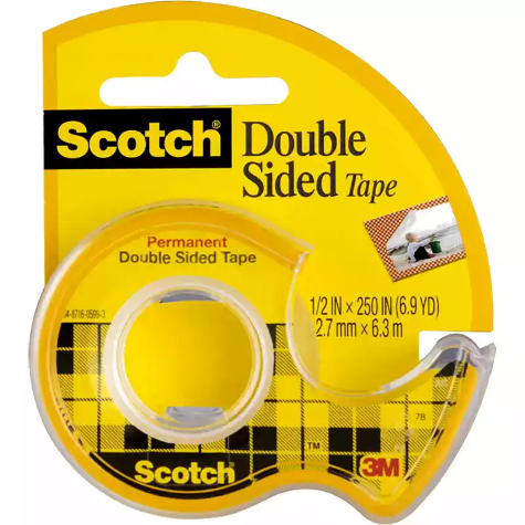 Picture of SCOTCH 136 DOUBLE SIDED TAPE 12.7MM X 6.3M