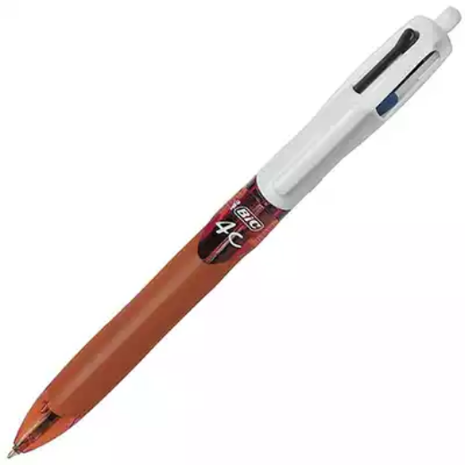 Picture of BIC 4-COLOUR GRIP RETRACTABLE BALLPOINT PEN 0.7MM