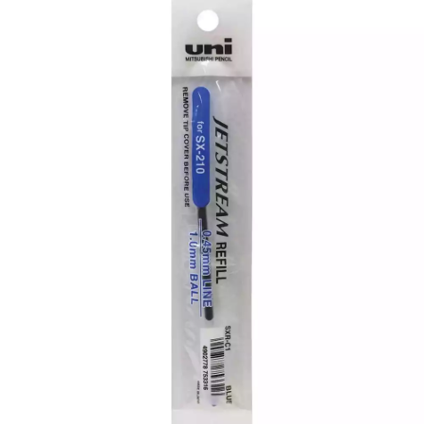 Picture of UNI-BALL SXR JETSTREAM ROLLERBALL REFILL 1.0MM BLUE BOX 12