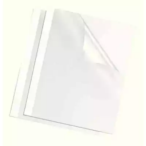 Picture of FELLOWES THERMAL BINDING COVER 3MM A4 WHITE BACK / CLEAR FRONT PACK 100