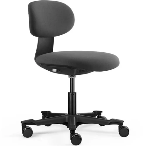 Picture of RAPIDLINE YOYO CHAIR MEDIUM BACK DARK GREY BLACK FRAME