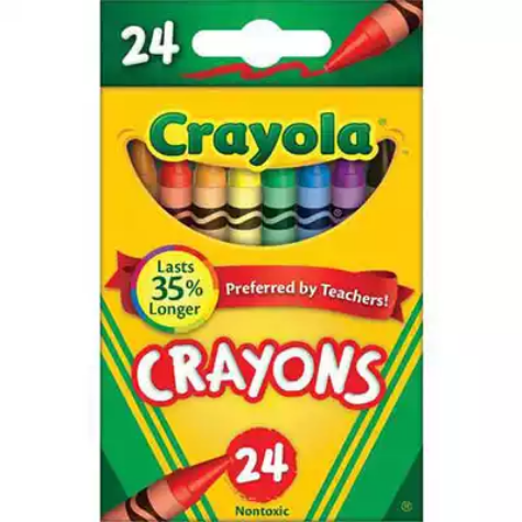 Picture of CRAYOLA CRAYONS ASSORTED PACK 24