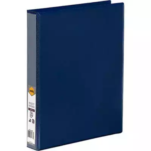 Picture of MARBIG CLEARVIEW INSERT RING BINDER 4D 25MM A4 BLUE