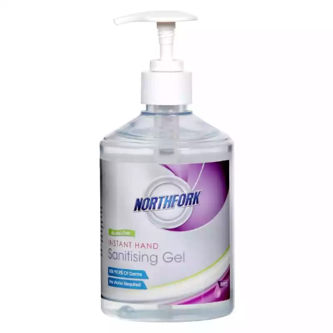 Picture of NORTHFORK INSTANT HAND SANITISER GEL ALCOHOL FREE 500ML PUMP